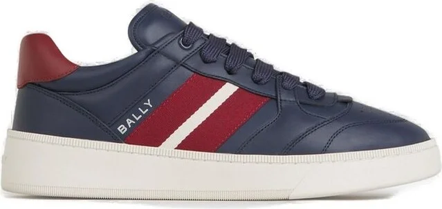Bally Round-Toe Lace-Up Sneakers