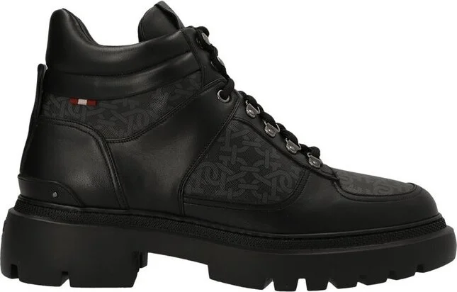 Bally Valensy Round Toe Lace-Up Boots
