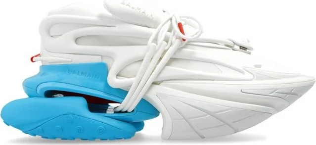 Balmain Almond Toe Low-Top Sneakers