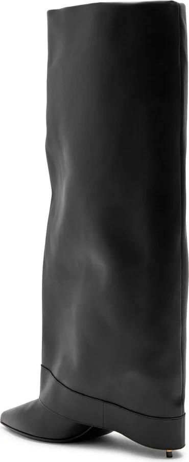 Balmain Anthem 95 Leather Knee-high Boots - Image 2