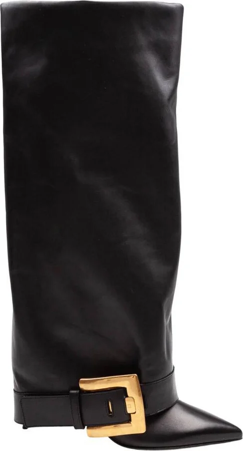 Balmain Anthem Calfskin Boots