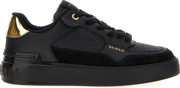 Balmain B Court Flip Lace-Up Sneakers