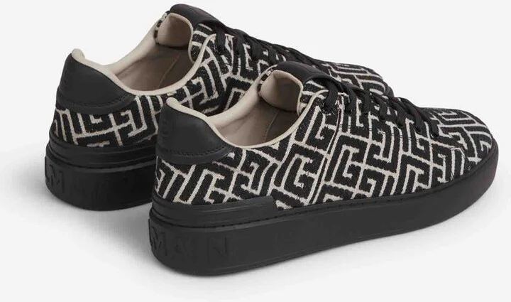 Balmain B-Court Jacquard Sneakers - Image 3