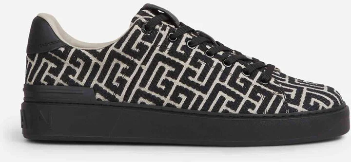 Balmain B-Court Jacquard Sneakers