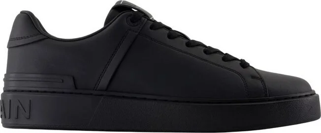 Balmain B-Court Lace-Up Sneakers