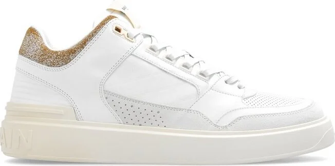 Balmain B-Court Lace-Up Sneakers