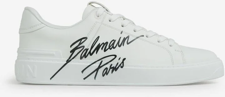 Balmain B-Court Leather Sneakers