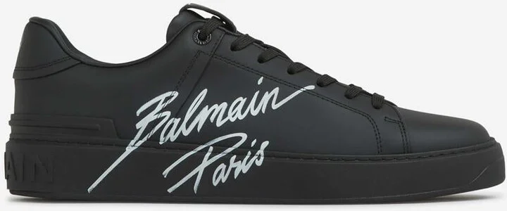 Balmain B-Court Leather Sneakers