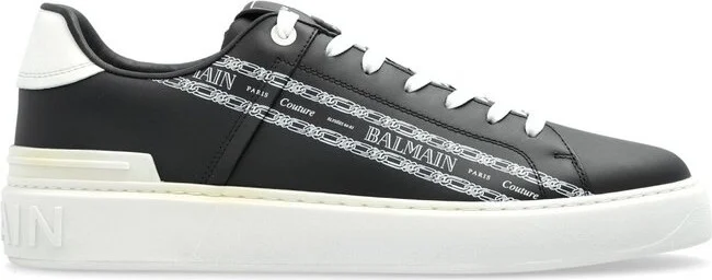 Balmain B-Court Printed Trainers