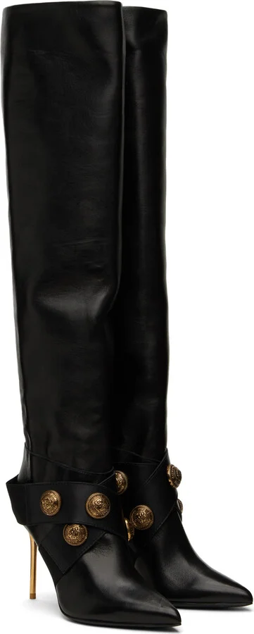 Balmain Black Alma Boots - Image 4
