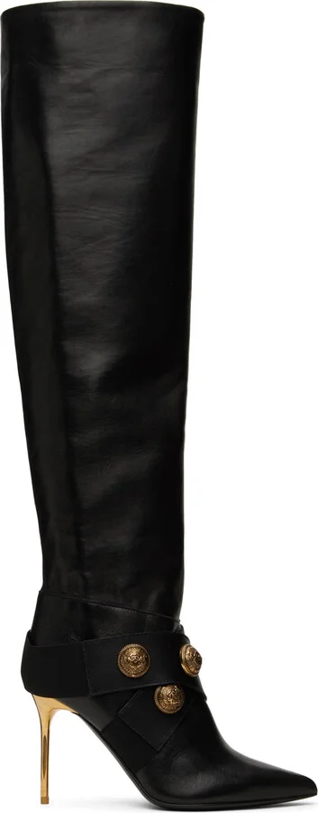 Balmain Black Alma Boots