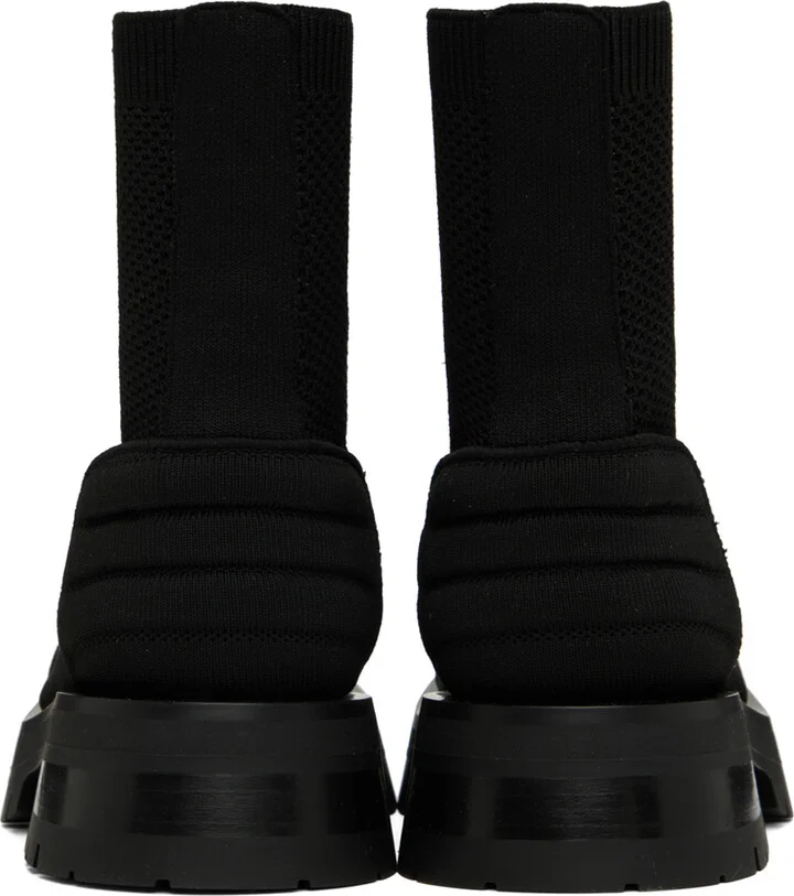 Balmain Black Army Chelsea Boots - Image 2