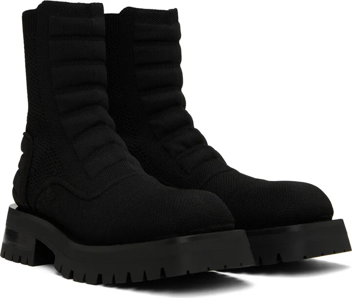 Balmain Black Army Chelsea Boots - Image 4