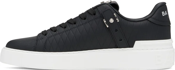Balmain Black B-Court B-Buzz Sneakers - Image 3