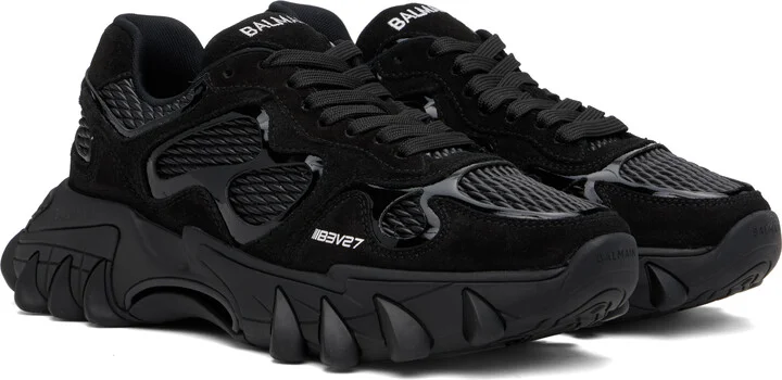 Balmain Black B-East Sneakers - Image 4