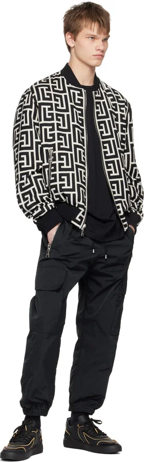 Balmain Black B-Skate Zip Sneakers - Image 5