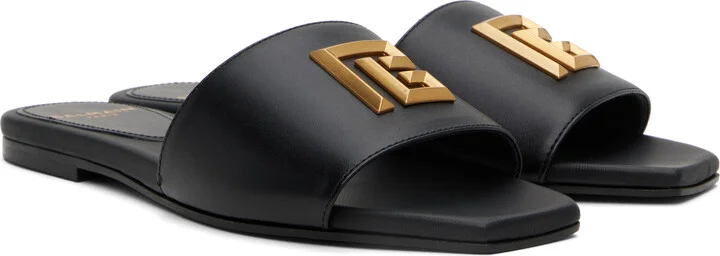 Balmain Black Dafne PB Sandals - Image 4