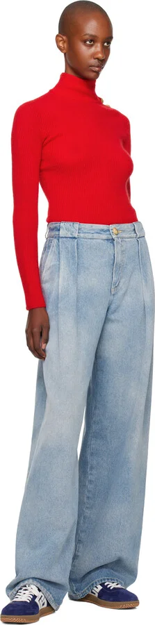 Balmain Blue Swan Sneakers - Image 5