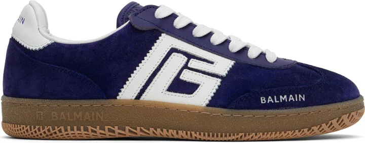 Balmain Blue Swan Sneakers