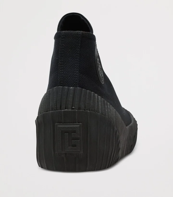 Balmain Canvas Riff Sneakers - Image 2