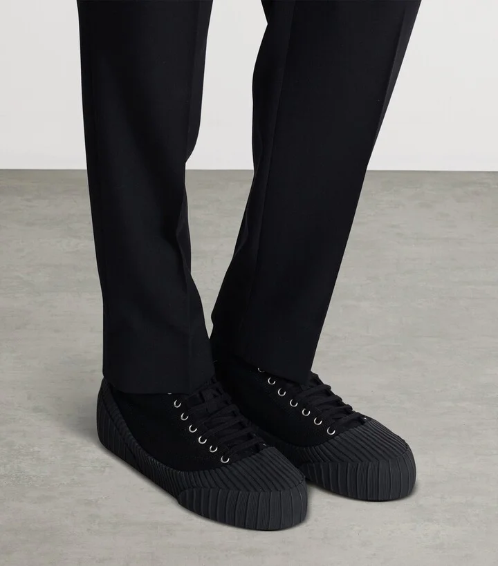 Balmain Canvas Riff Sneakers - Image 5
