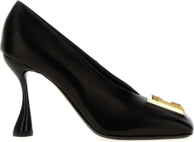Balmain Eden Logo Plaque Pumps