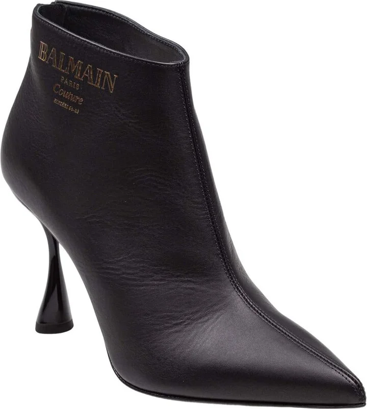 Balmain Leather Ankle Boot - Image 2