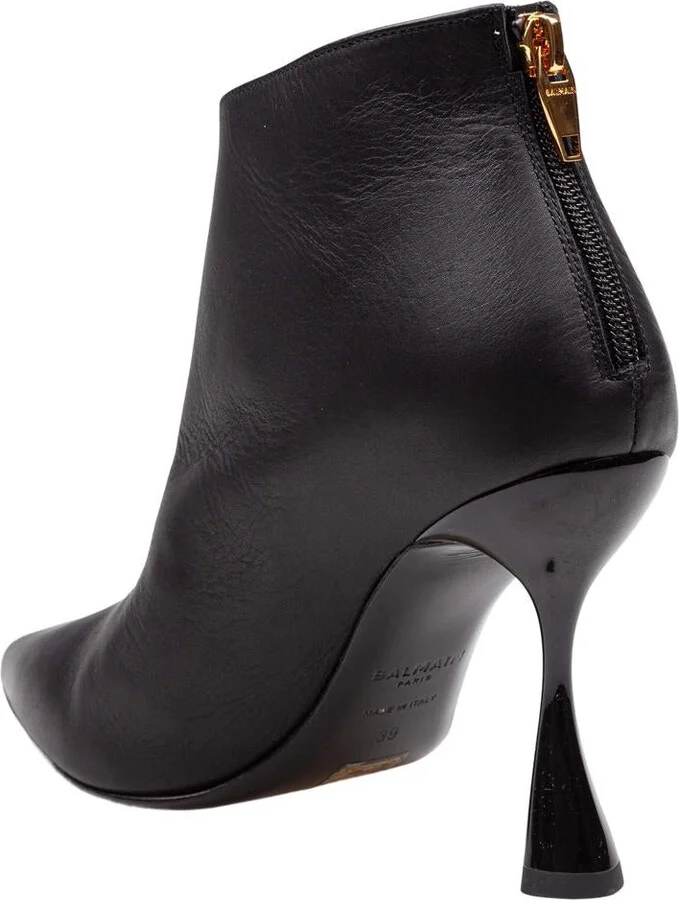Balmain Leather Ankle Boot - Image 4