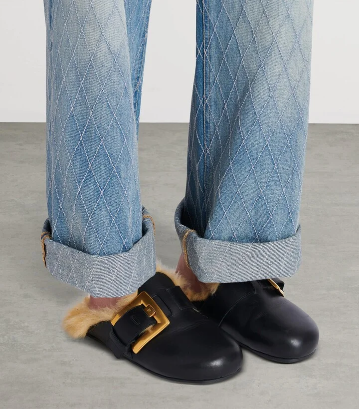 Balmain Leather Anthem Clogs - Image 2