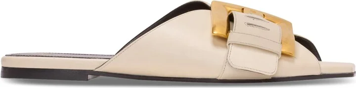 Balmain Leather Anthem Sandals