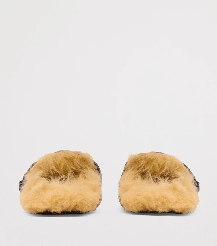 Balmain Leather Leopard Anthem Clogs - Image 5
