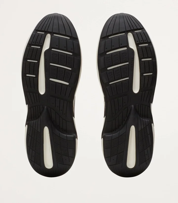 Balmain Leather Run-Row Sneakers - Image 6
