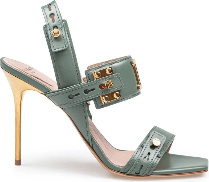 Balmain Leather Sandal