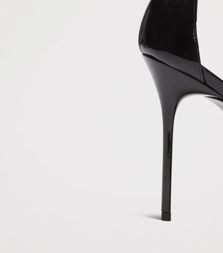 Balmain Leather Sync Heeled Mules 95 - Image 4