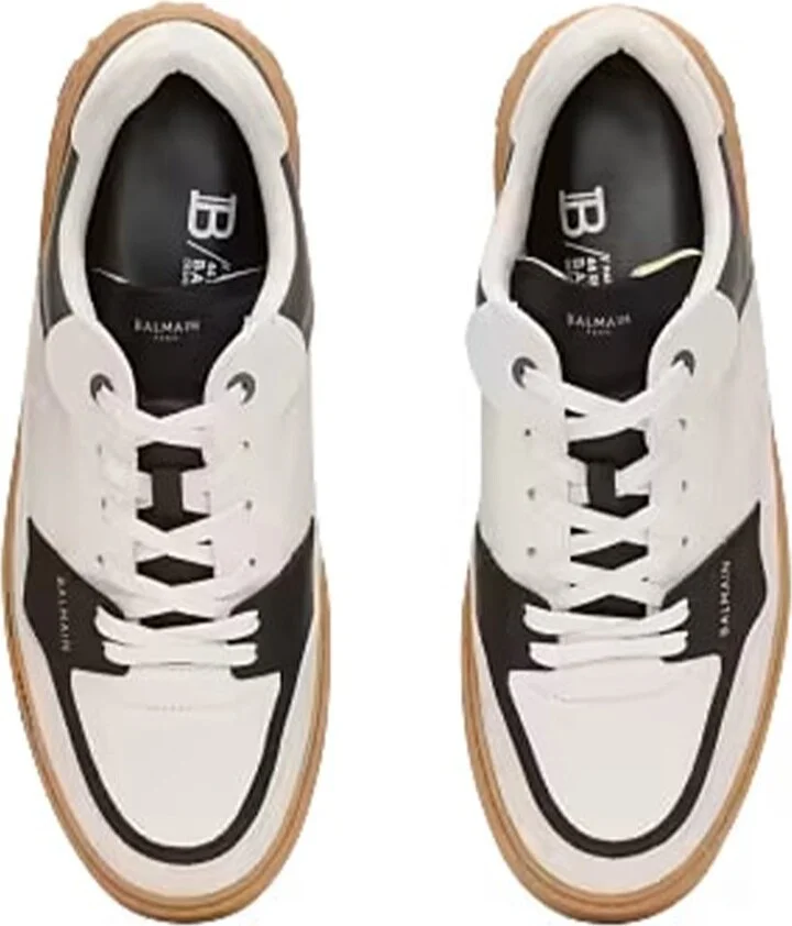 Balmain Low Top Lace Up Sneaker Shoes - Image 3