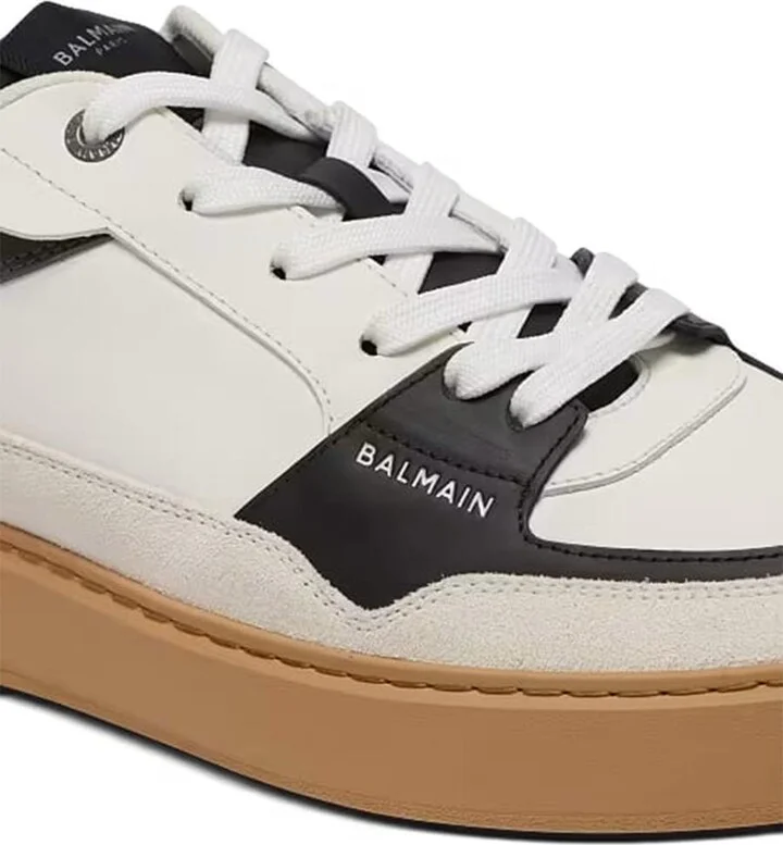 Balmain Low Top Lace Up Sneaker Shoes - Image 7