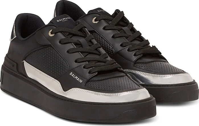 Balmain Men's B-Court Flip Lace Up Sneakers