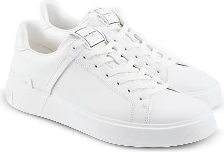 Balmain Men's B-Court Leather Sneakers