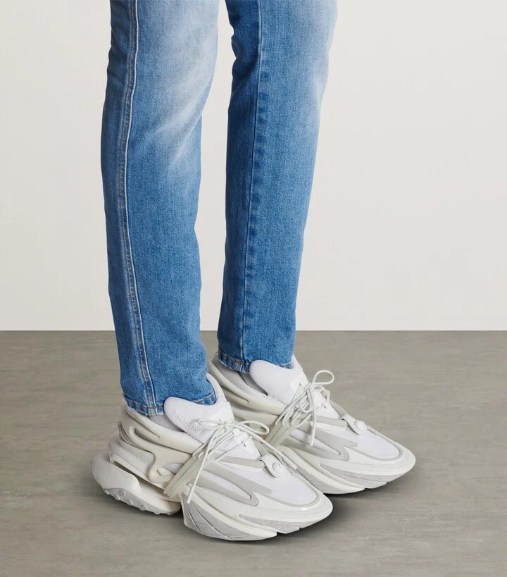 Balmain Neoprene Unicorn Sneakers - Image 3