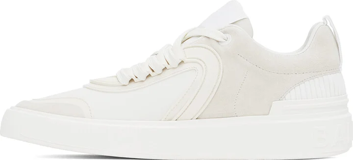 Balmain Off-White B-Skate Sneakers - Image 3