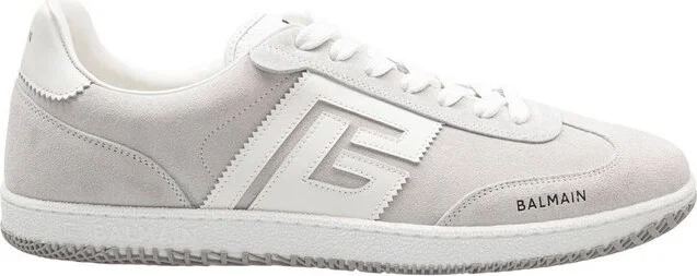 Balmain Panelled Lace-Up Trainers