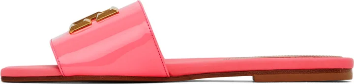 Balmain Pink Dafne Mules - Image 3
