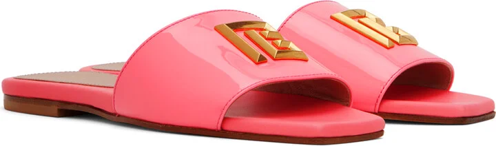 Balmain Pink Dafne Mules - Image 4