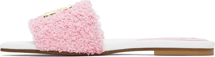Balmain Pink Dafne Mules - Image 3