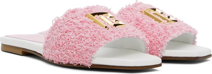 Balmain Pink Dafne Mules - Image 4