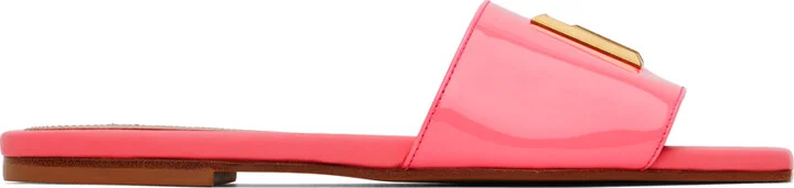 Balmain Pink Dafne Mules