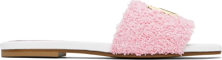 Balmain Pink Dafne Mules