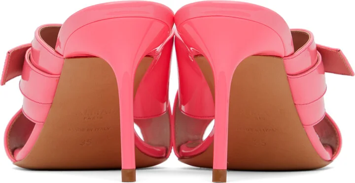 Balmain Pink Uma Mules - Image 2