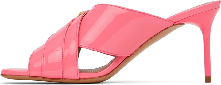 Balmain Pink Uma Mules - Image 3