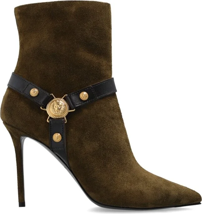 Balmain Pointed-Toe Ankle Boots